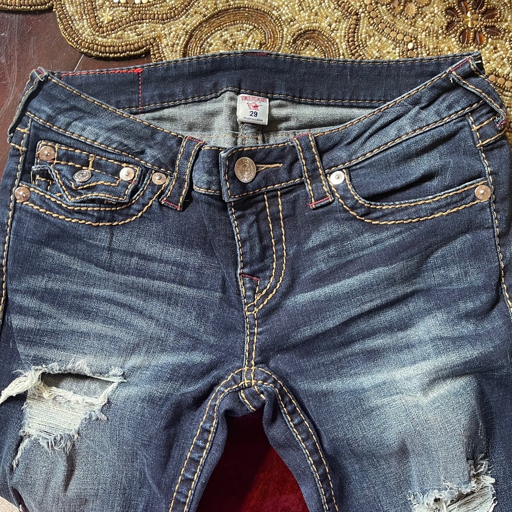 True Religion Distressed Jeans size 29